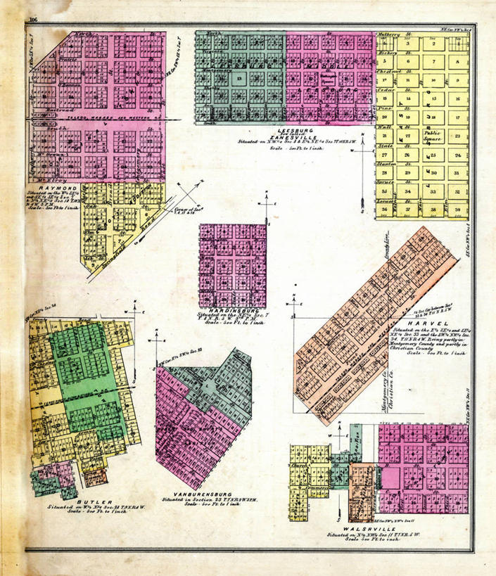 无人,管家,竖图,地图,城镇,历史,古董,伊利诺斯州,彩图,雷蒙德,地图学