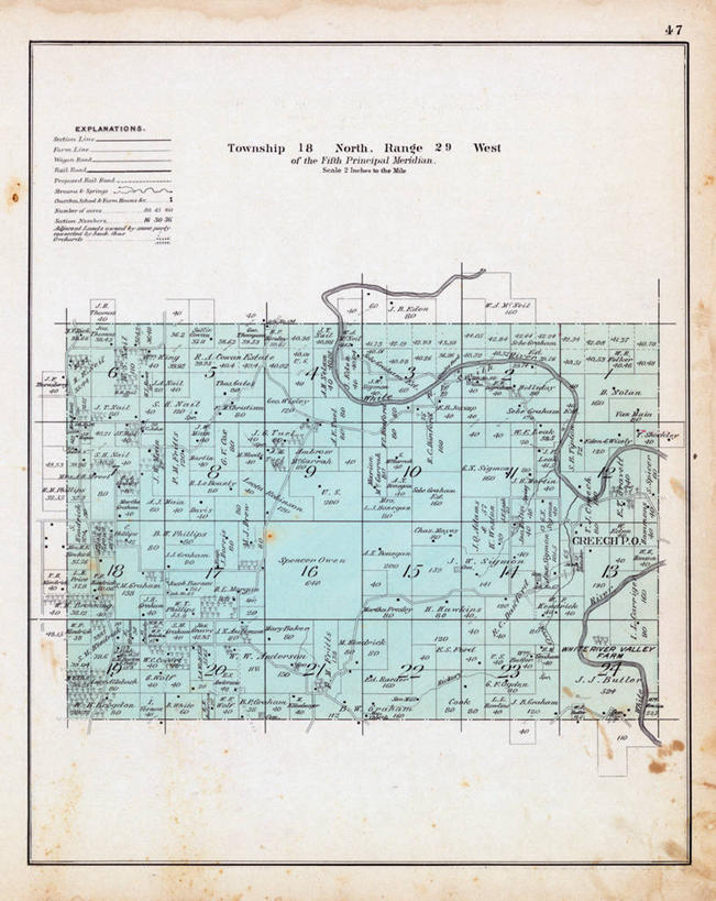 无人,竖图,地图,历史,古董,阿肯色州,彩图,地图学