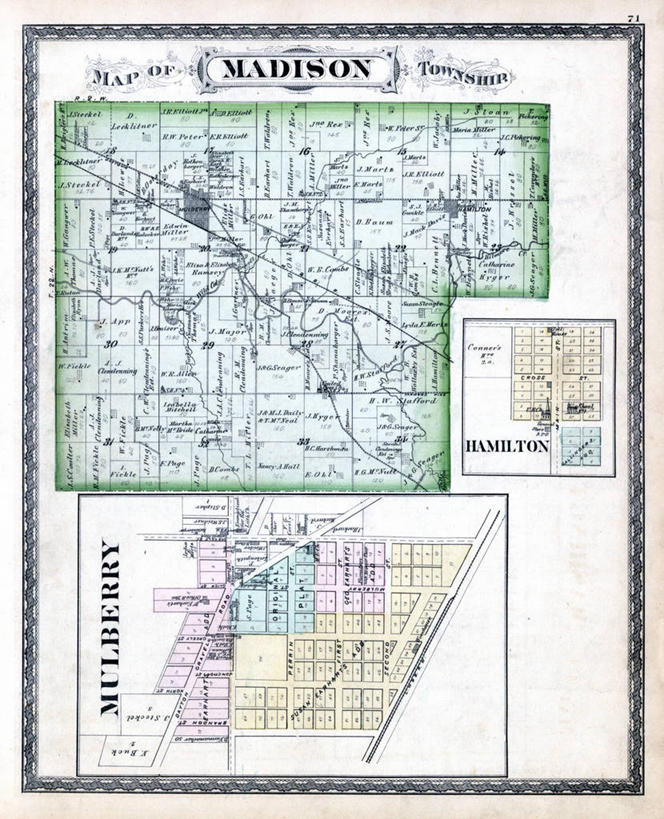 无人,竖图,地图,城镇,桑椹,历史,古董,彩图,地图学