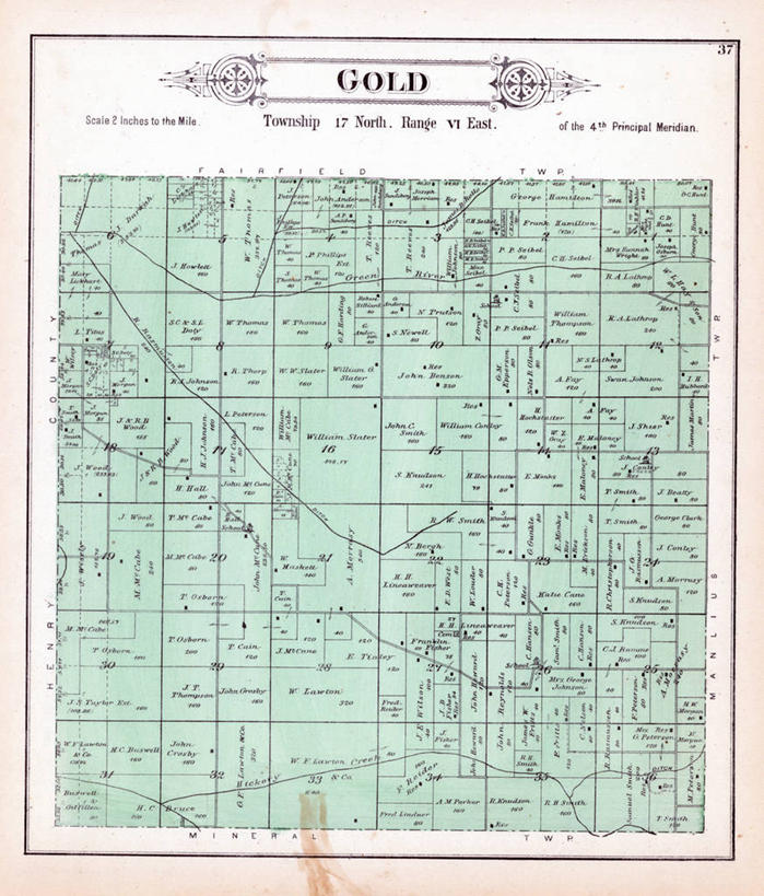 无人,竖图,地图,历史,古董,伊利诺斯州,彩图,地图学,绿河