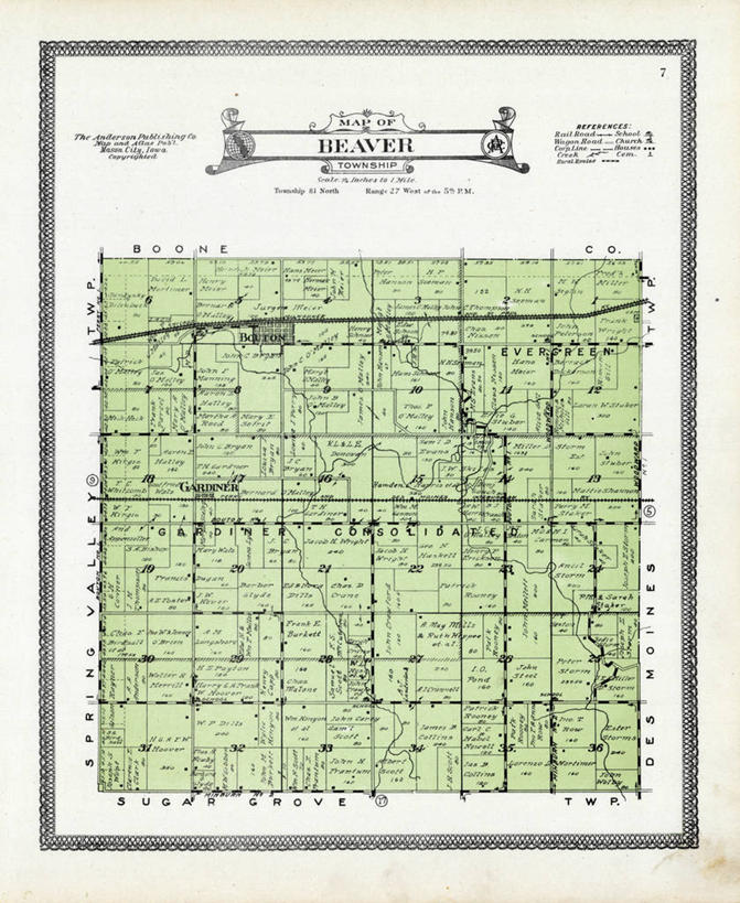 无人,竖图,地图,历史,古董,常绿树,彩图,地图学,爱荷华