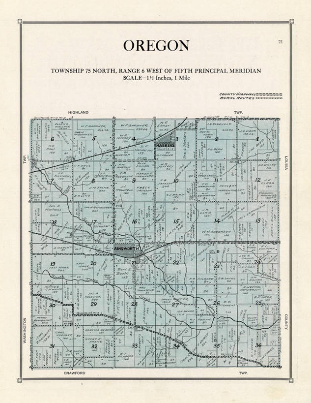 无人,竖图,地图,历史,古董,俄勒冈州,彩图,地图学,爱荷华