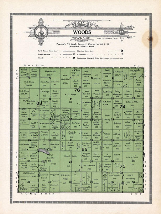 无人,竖图,树林,地图,历史,古董,明尼苏达,彩图,地图学