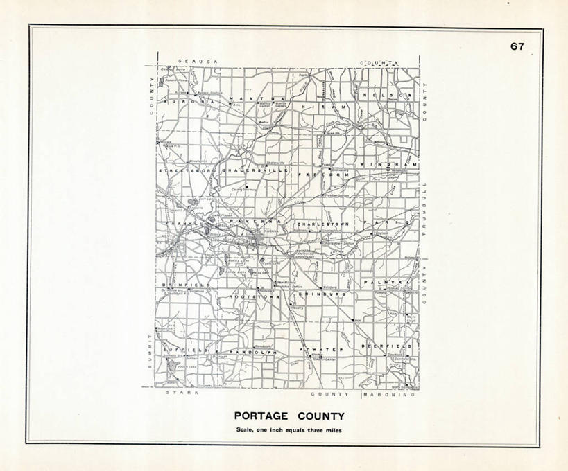 无人,横图,地图,历史,古董,运送,俄亥俄州,彩图,地图学