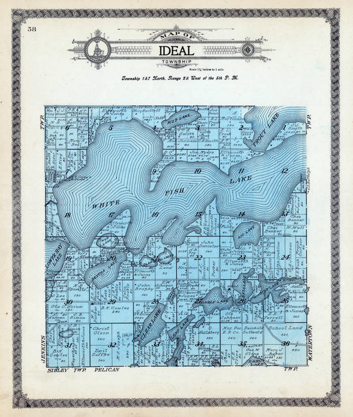 无人,竖图,地图,历史,古董,泥,明尼苏达,彩图,地图学