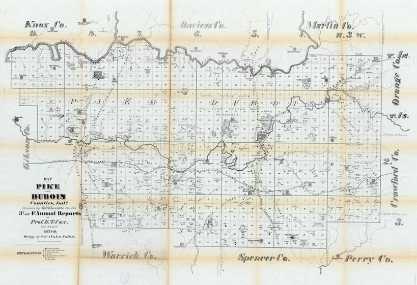无人,横图,地图,历史,古董,长矛,彩图,地图学
