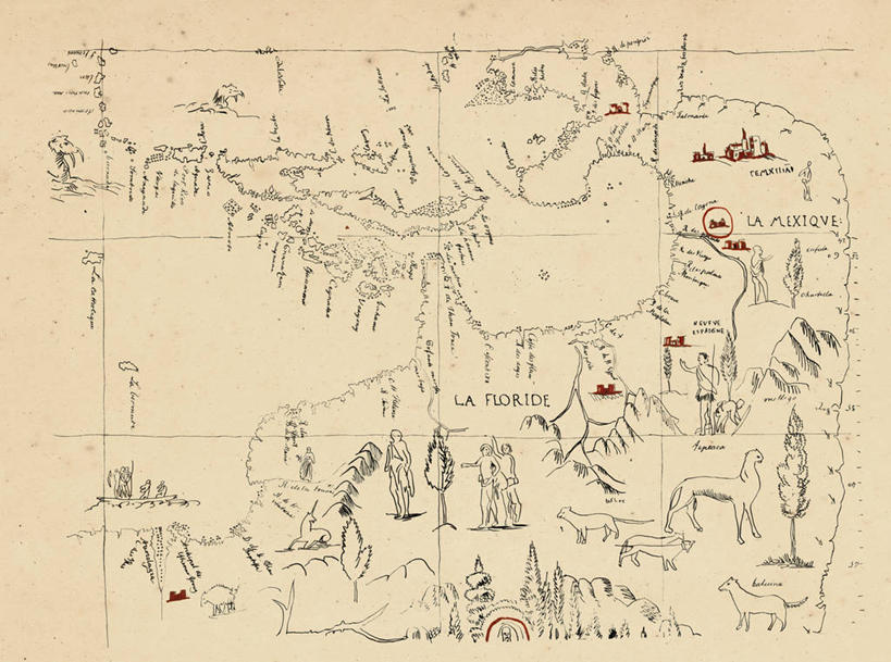 无人,横图,地图,加勒比海,美国,历史,大西洋,古董,北美,北美洲,美洲,佛罗里达,佛罗里达州,佛州,阳光州,北亚美利加洲,亚美利加洲,墨西哥湾,彩图,美利坚合众国,地图学