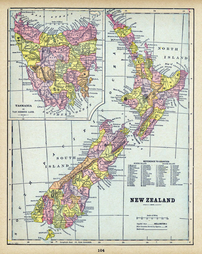 无人,竖图,地图,新西兰,历史,古董,彩图,地图学