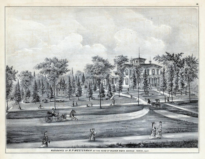 成年人,横图,室外,美景,房屋,景观,历史,自然,景色,古董,自然风光,伊利诺斯州,农舍,男人,年轻男性,年轻女性,女人,年轻人,彩图