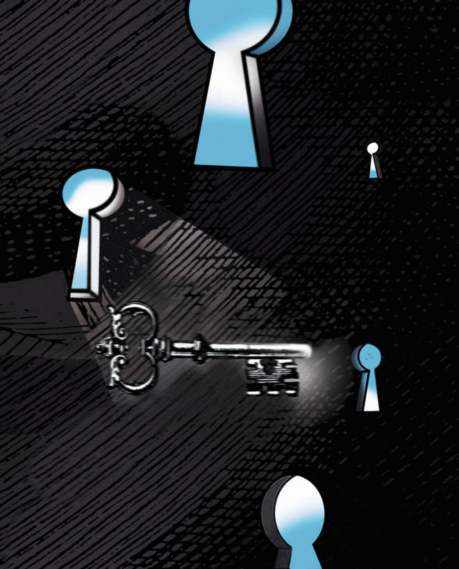 无人,竖图,插画,室内,白天,留白,探险,自由,安全,数码,科技,阴影,网络,球门,钥匙,高光,几何,计算机图形,合成,图画,画,一个,蓝色,黑色,独立,决定,探索,多样,单个,电脑合成图,数码合成图,控制,开锁,合成图,决心,选择,漫画,计算机制图,锁眼,写实,具体,具象,勇气,预测,想法,解决,开端,获胜,彩图,机遇,动机