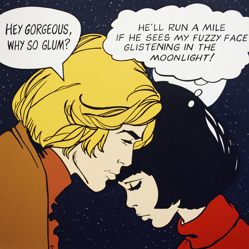 西方人,成年人,脸,头,脸颊,两个人,夫妻,新郎,横图,方图,插画,室外,特写,夜晚,留白,侧面,爱情,热情,数码,科技,欧洲,欧洲人,阴影,网络,满月,月光,高光,几何,计算机图形,浪漫,合成,图画,注视,肩膀,画,观察,看,面对面,卡通,调情,恩爱,恋人,观看,安慰,电脑合成图,数码合成图,察看,合成图,忧虑,关爱,关注,问题,漫画,漫画书,写实,具体,具象,悲哀,异性恋,担心,害羞,男人,年轻男性,年轻女性,女人,白种人,年轻人,头部,脸部,脸蛋,面部,夫妇,情侣,彩图,伴侣