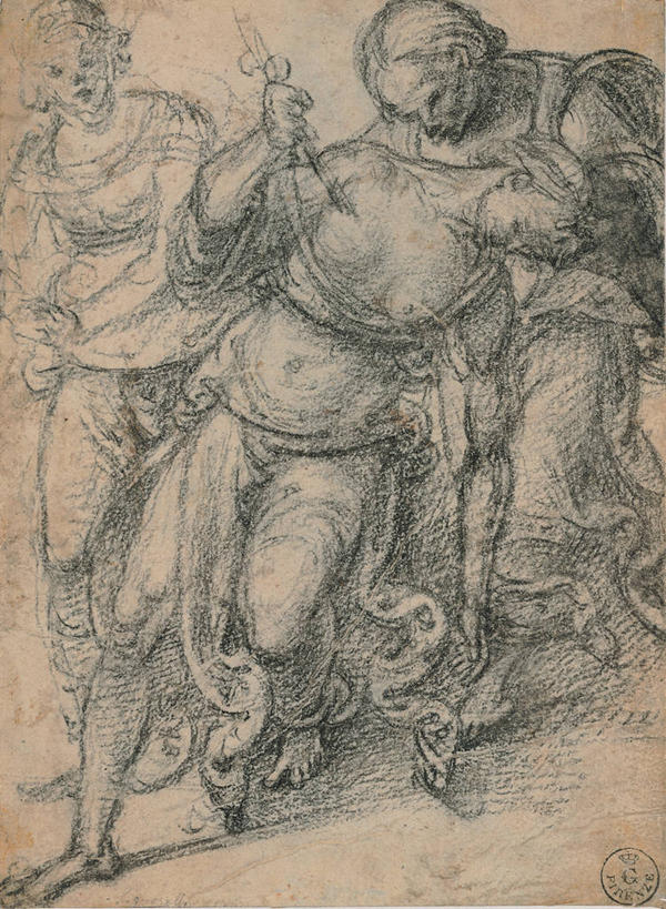 成年人,三个人,竖图,插画,特写,数码,科技,阴影,神话,网络,高光,几何,计算机图形,文艺复兴,合成,图画,画,刀,靠,靠着,死亡,电脑合成图,数码合成图,伤口,合成图,自杀,漫画,意大利文化,杀害,写实,具体,具象,男人,女人,彩图