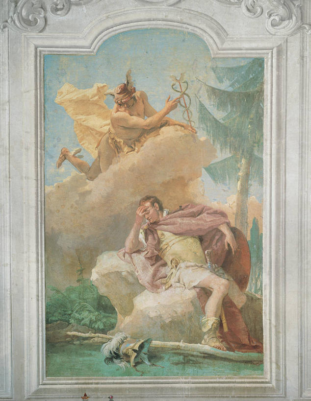 两个人,竖图,插画,室外,白天,数码,科技,阴影,神话,网络,高光,几何,计算机图形,合成,图画,画,电脑合成图,数码合成图,基督教,合成图,漫画,18世纪,写实,具体,具象,洛可可风格,灵性,彩图