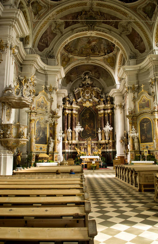 无人,竖图,室内,白天,建筑,椅子,意大利,拱门,过道,摄影,祭坛,18世纪,彩图,旅行,大教堂