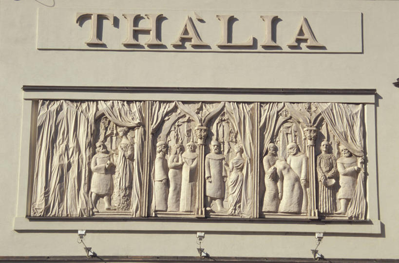 无人,横图,室外,白天,建筑,剧院,欧洲,斯洛伐克,摄影,英文字母,手艺,中欧,首府,斯洛伐克共和国,美术工艺,彩图,科希策,浅浮雕,东斯洛伐克州