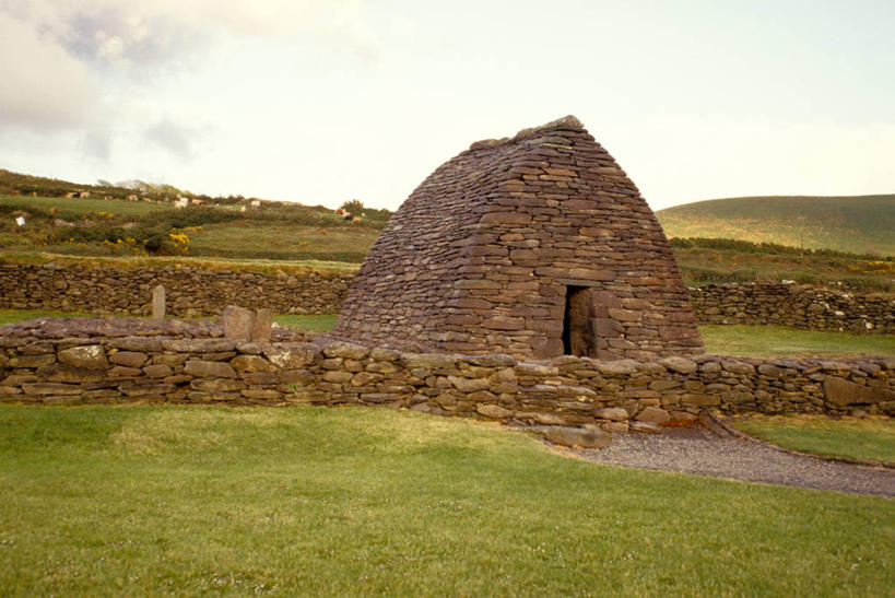 无人,横图,室外,白天,旅游,度假,美景,爱尔兰,欧洲,地形,景观,娱乐,废墟,草,自然,享受,休闲,景色,放松,摄影,西欧,自然风光,边界,芒斯特省,爱尔兰共和国,凯里郡,古代文明,芒斯特,彩图,小屋,爱尔兰文化