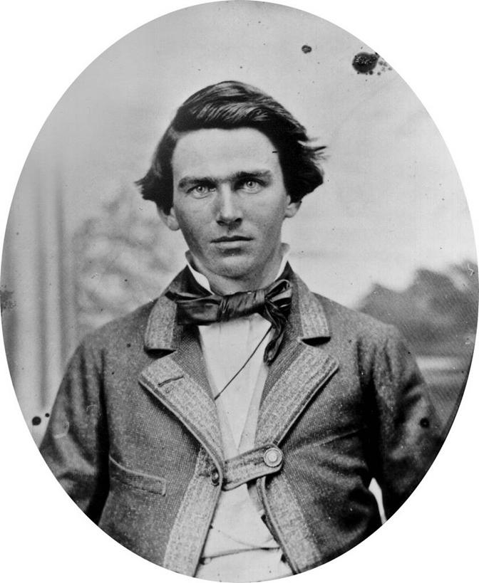 成年人,一个人,竖图,黑白,仅一个男性,仅一个人,历史,仅一个年轻男性,肖像,美国内战,男人,男性,年轻男性,年轻人,半身