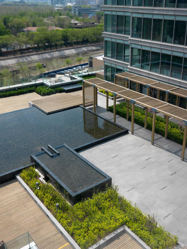 无人,竖图,俯视,航拍,室外,白天,建筑,北京,日光,亚洲,院子,现代,建造,鸟瞰,高角度拍摄