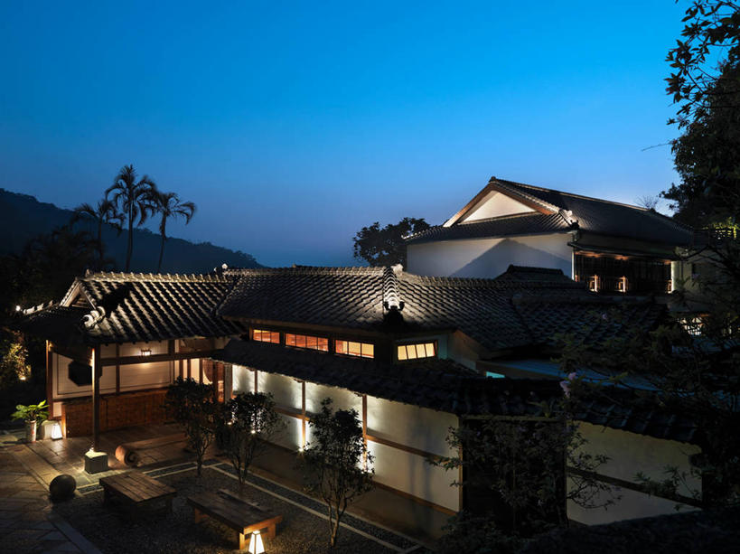 无人,横图,室外,留白,建筑,台湾,亚洲,木制,房屋,黄昏,平衡,简单,风水,台北,精力