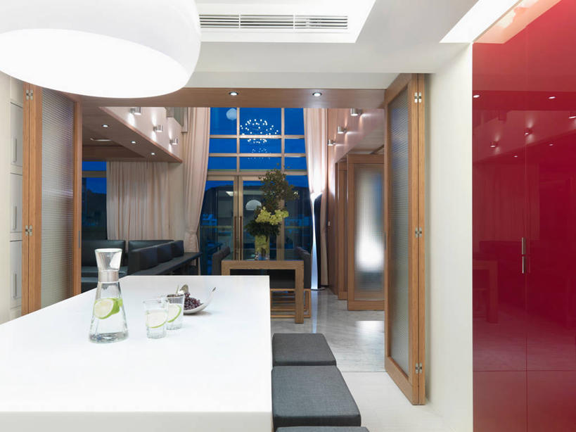 无人,家,横图,室内,厨房,建筑,台湾,亚洲,现代,白色,黄昏,建造,明亮,台北