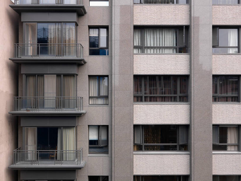 无人,家,横图,室外,阳台,建筑,台湾,亚洲,格子,现代,建造,台北,当代