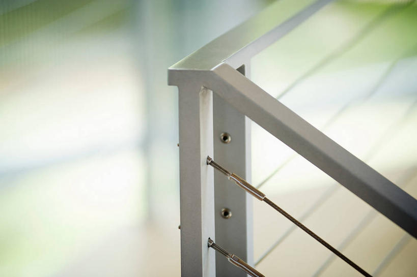 无人,栏杆,横图,室内,白天,建筑,日光,美国,金属,建造,金属丝,北美,加利福尼亚