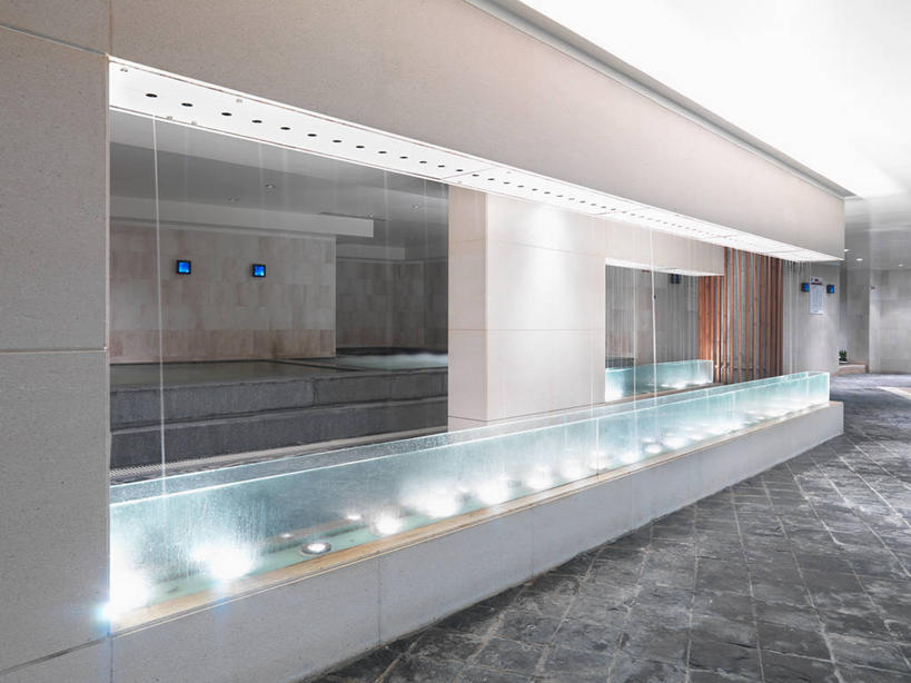 无人,横图,室内,水,镜子,建筑,喷泉,北京,亚洲,反射,现代,明亮,照亮