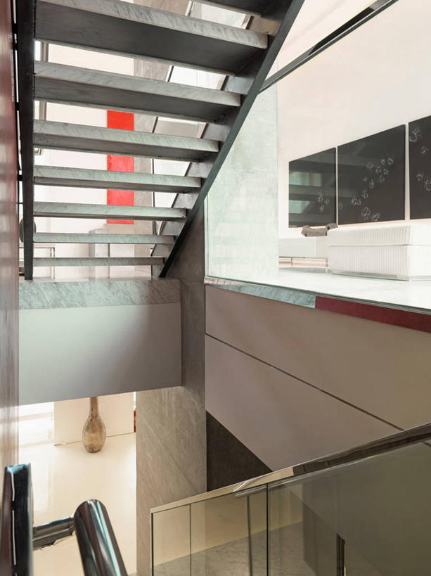 无人,竖图,室内,楼梯,建筑,北京,亚洲,大理石,现代,台阶,建造,当代