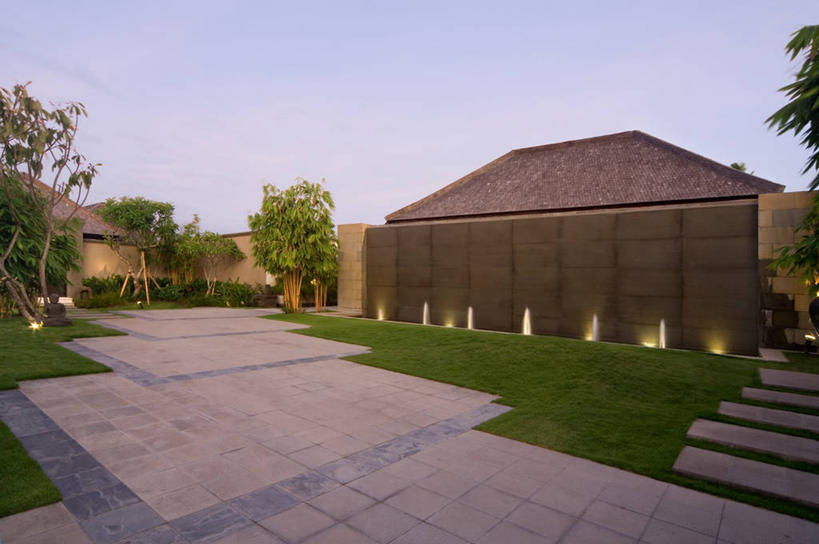 无人,横图,室外,留白,建筑,印度尼西亚,亚洲,瓷砖,庭院,现代,草,黄昏,建造