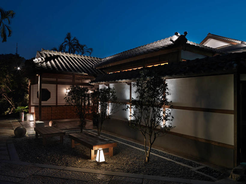 无人,横图,室外,留白,建筑,台湾,亚洲,木制,房屋,黄昏,平衡,简单,风水,台北,精力