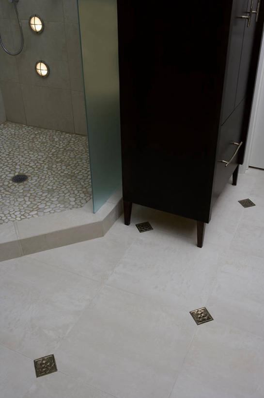 地板,柜子,浴室,淋浴,瓷砖,现代,奶油,当代