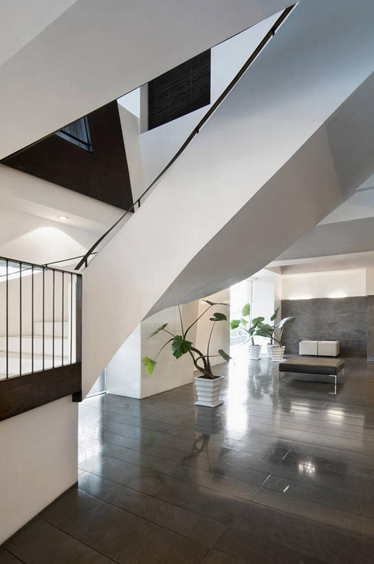 无人,竖图,室内,楼梯,建筑,台湾,亚洲,现代,大厅,白色,灰色,台北