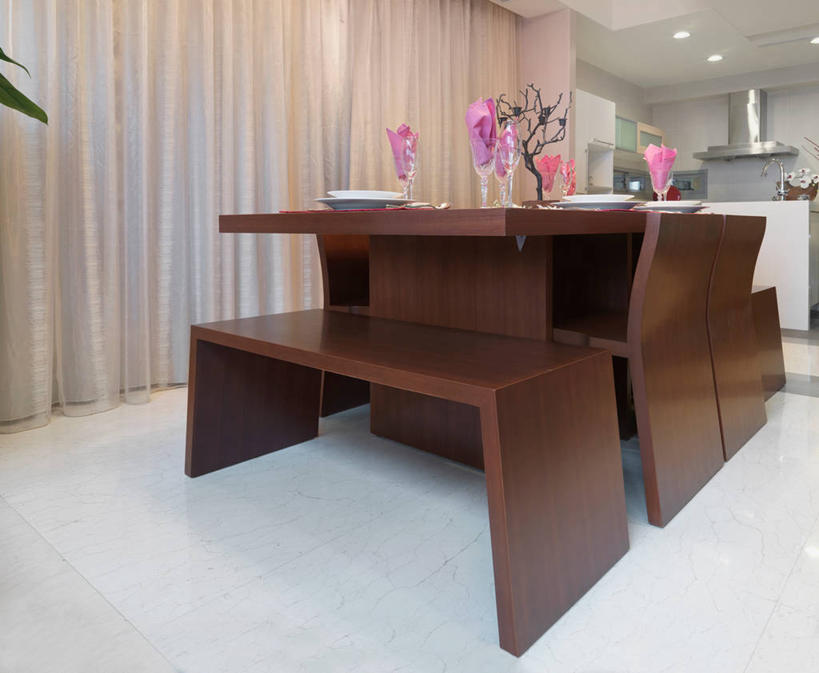 无人,设计师,家,横图,室内,餐桌,家具,桌子,建筑,台湾,亚洲,木制,长椅,饭厅,现代,建造,当代