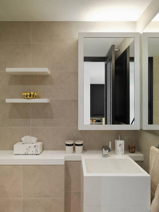 无人,家,竖图,室内,镜子,浴室,建筑,台湾,亚洲,水槽,光,干净,现代,建造,药箱,化妆室,台北,厕所,当代