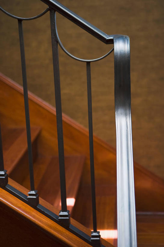 无人,栏杆,竖图,室内,特写,楼梯,建筑,美国,台阶,建造,北美,加利福尼亚,铁艺,当代