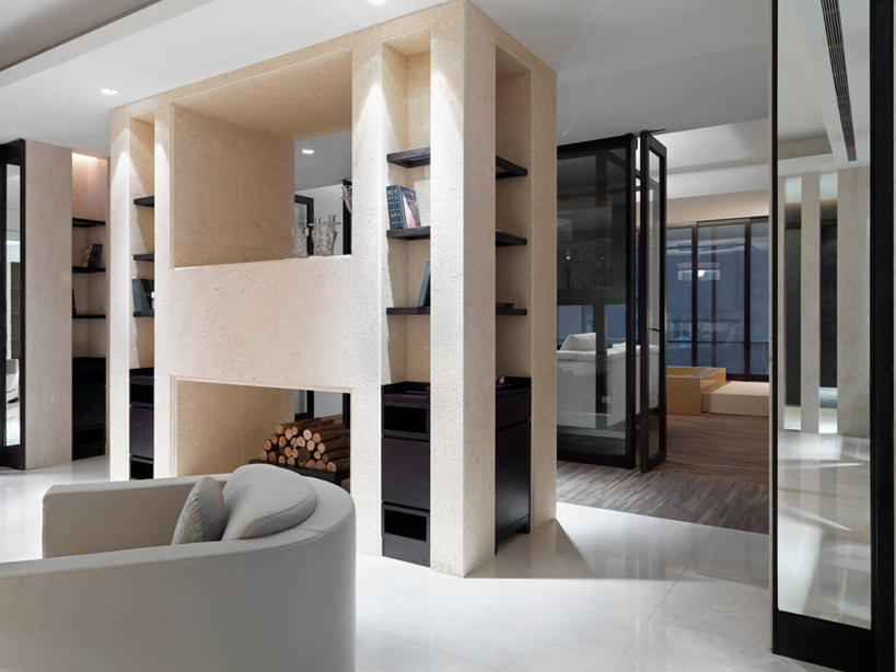 无人,家,横图,室内,夜晚,建筑,台湾,亚洲,干净,现代,建造,起居室,扶手椅,台北,当代