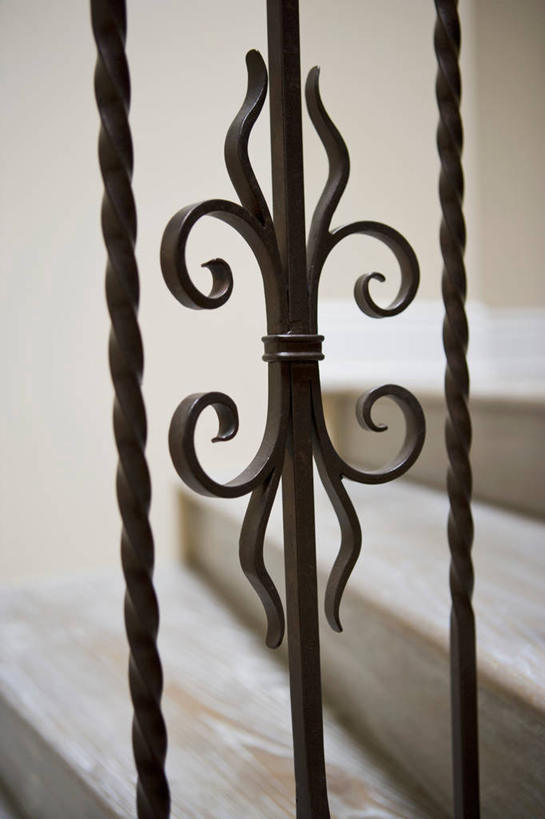 无人,栏杆,竖图,室内,特写,建筑,美国,建造,北美,加利福尼亚,铁艺,设计