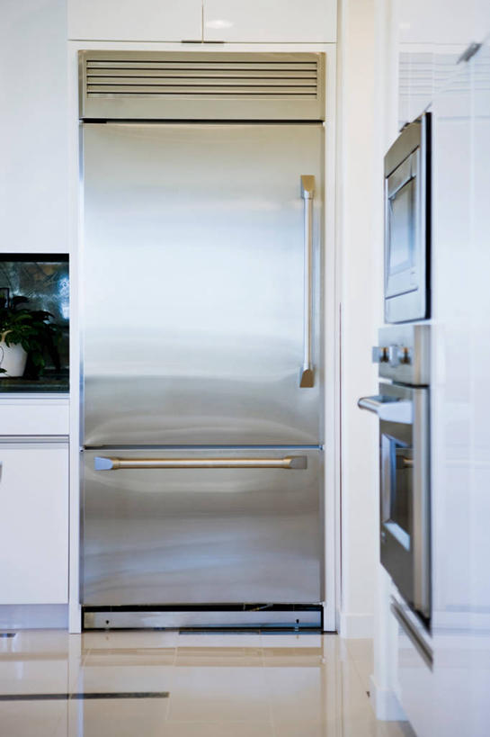 无人,家,竖图,室内,厨房,建筑,美国,不锈钢,冰箱,冷,建造,冰柜,北美,加利福尼亚,用具,圣地牙哥市