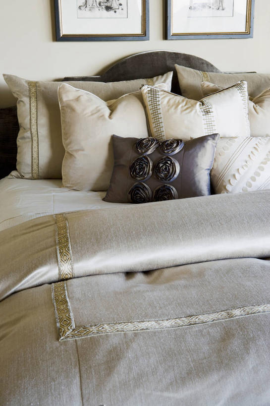 无人,家,竖图,室内,床,家具,卧室,建筑,美国,装饰,床上用品,装饰物,枕头,建造,北美,舒适,加利福尼亚,收集