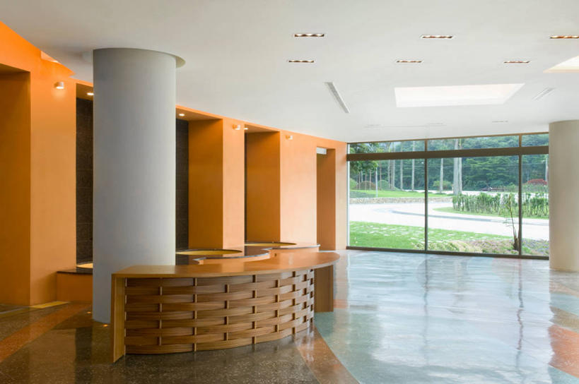 无人,横图,室内,白天,家具,建筑,台湾,日光,亚洲,织物,地面,大厅,书桌,概念,橙色,建筑材料,机织物