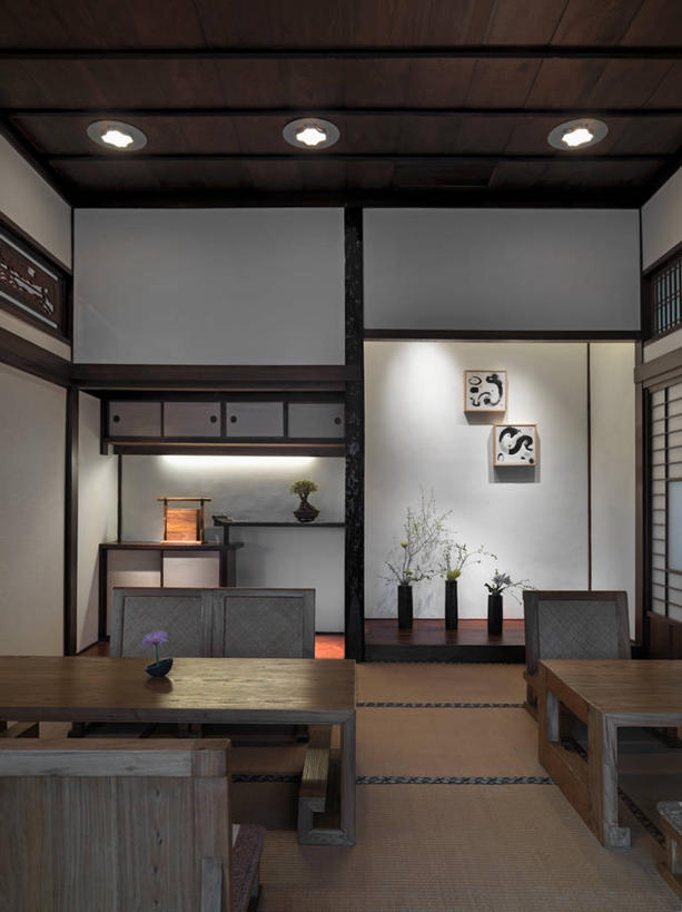 无人,竖图,室内,建筑,台湾,亚洲,木制,饭厅,现代,平衡,建造,简单,风水,台北,精力