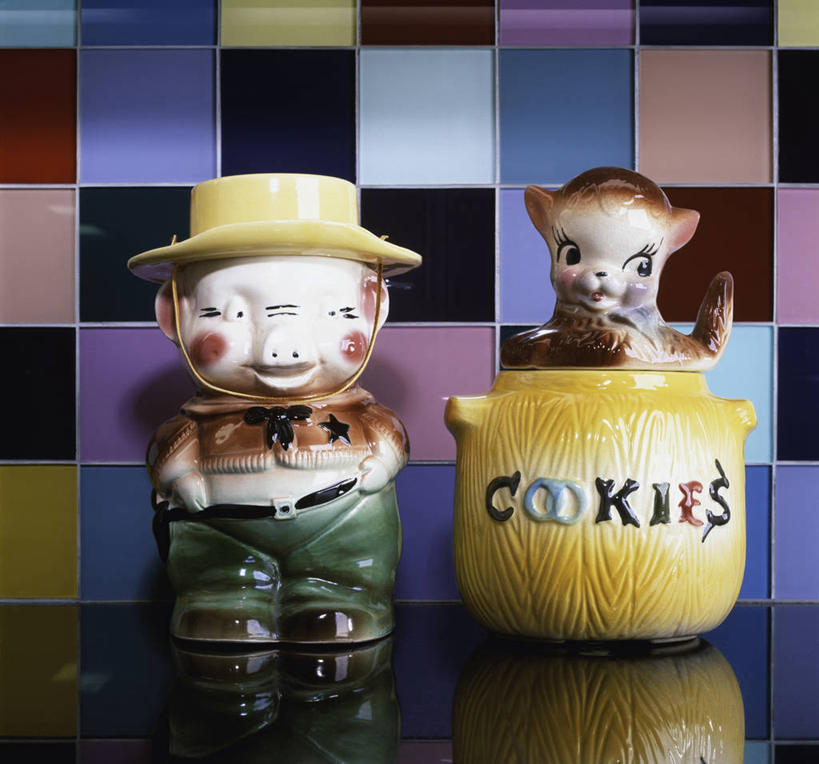 厨房,一排,整齐,反射,干净,现代,排列,黑色,怀旧,花岗岩,队列,收集,式样,设计,当代