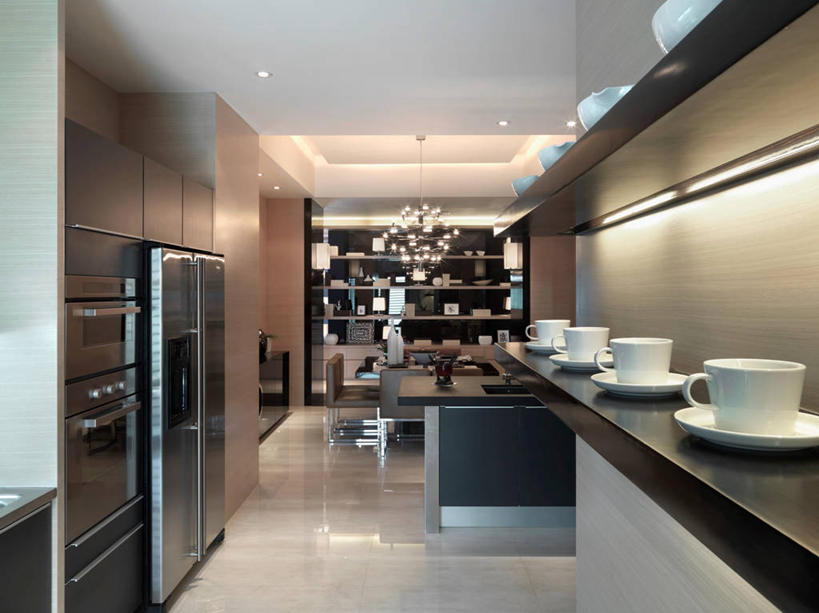 无人,家,横图,室内,厨房,建筑,台湾,亚洲,现代,架子,茶碟,建造,台中