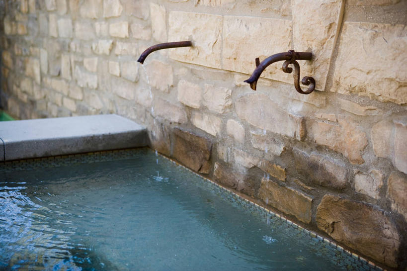 游泳,无人,游泳池,横图,室外,白天,水,建筑,喷泉,日光,美国,地形,自来水,北美,加利福尼亚,当代