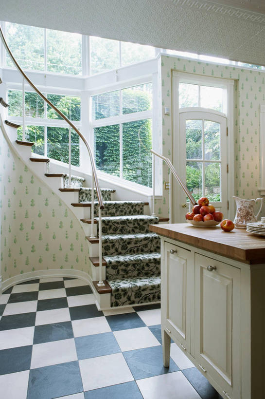 竖图,壁纸,厨房,地板,水果,瓷砖,光,门口,白色,阳光房