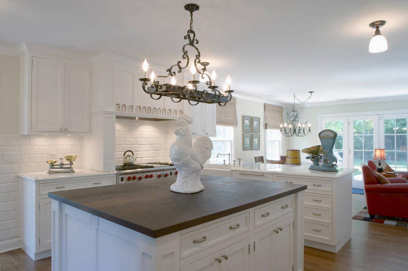 横图,厨房,白色,灯具,百叶帘,模具,水晶吊灯,公鸡,塑造