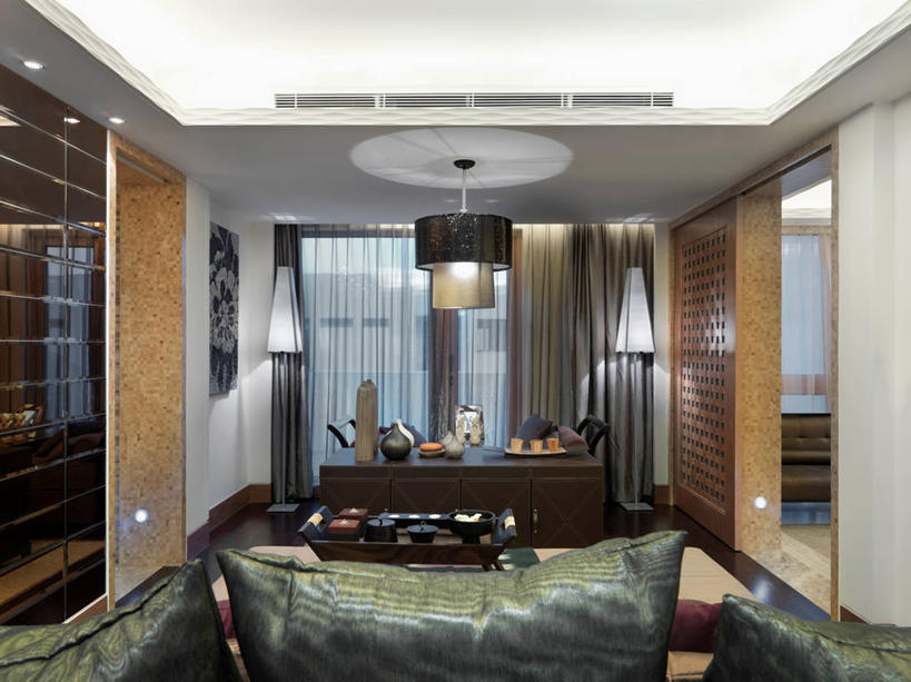 无人,横图,室内,白天,镜子,上海,日光,亚洲,小的,光,落地灯,明亮,水晶吊灯,当代