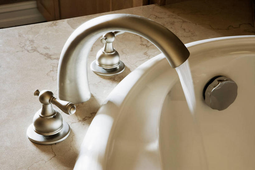 无人,家,横图,室内,特写,浴室,建筑,美国,形状,水龙头,干净,自来水,建造,北美,加利福尼亚,化妆室,奥克斯纳德,厕所,当代