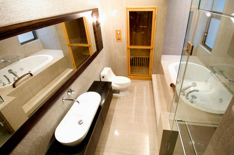 无人,家,横图,室内,白天,浴室,建筑,台湾,日光,亚洲,水槽,漩涡,干净,现代,浴盆,建造,化妆室,台北,桑拿浴,厕所,当代