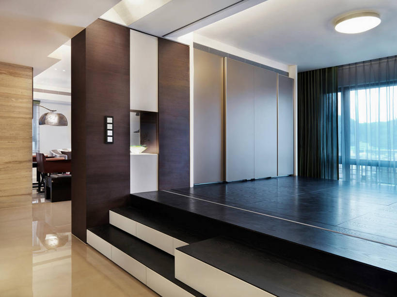 无人,家,横图,室内,白天,建筑,台湾,日光,亚洲,干净,现代,台阶,瑜珈,建造,起居室,工作室,台北,当代